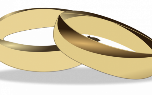 Disgen handledning - Guldringar som representerar en relation.