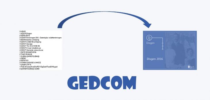Handledning - Import från GEDCOM